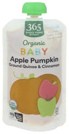 365 By Whole Foods Market, Organic Baby Food, Apple Pumpkin With Quinoa & Cinnamon, 4 Ounce