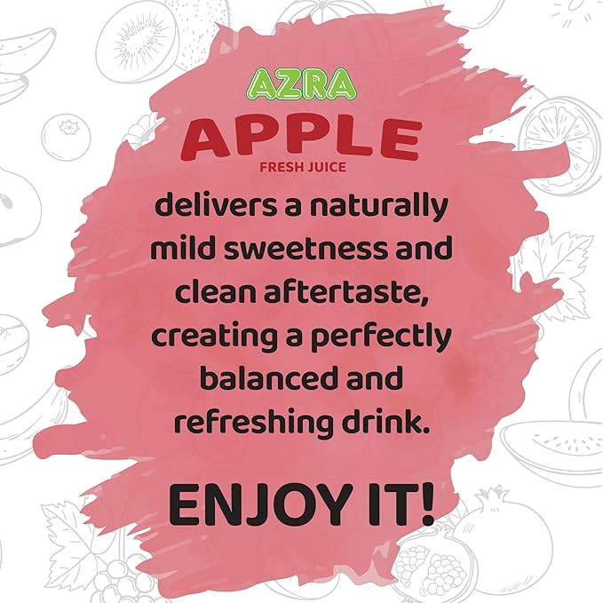 AZRA 100% Organic Juice – 500ml Cans, Zero Sugar Beverages Variety Pack for Healthy Kids & Adults