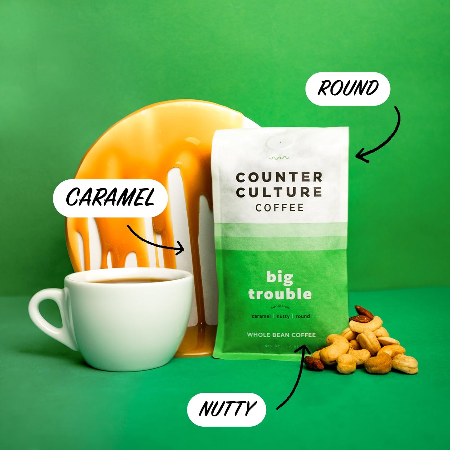 Counter Culture Coffee Whole Bean Coffee Multi-Pack - 12oz Bags of Big Trouble & Slow Motion