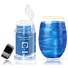 CRPTHE Blue Luster Dust Edible 5g, Edible Glitter for Drinks, Food Grade Glitter Shimmer Sprinkle Powder for Cocktails, Baking, 