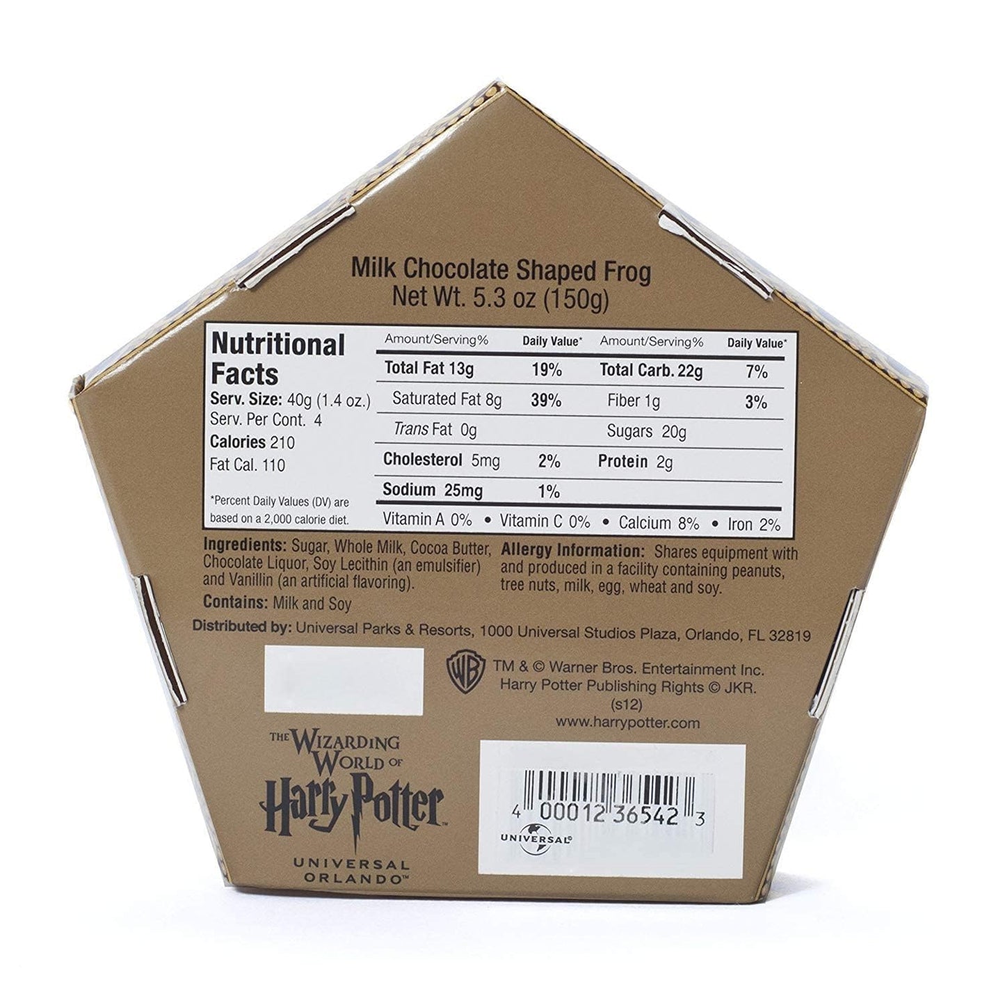 Wizarding World Of Harry Potter Candies Chocolate Includes Hogwarts Wizard Card (5.3 Oz Chocolate Frog)