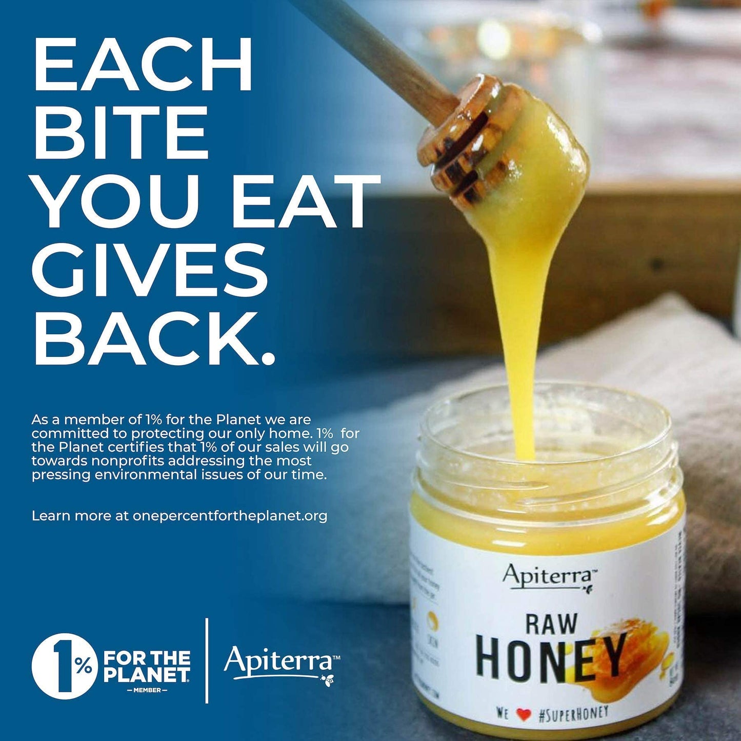 Apiterra - Raw Honey Bulk 16 Lbs Bucket Unfiltered Unpasteurized 100% Pure And Natural Wildflower Raw Honey