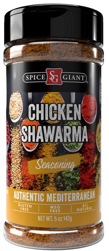 Chicken Shawarma Seasoning 5 oz | Chicken Shawarma Spice Blend | All Purpose, All Natural, Authentic Mediterranean Blend, Middle