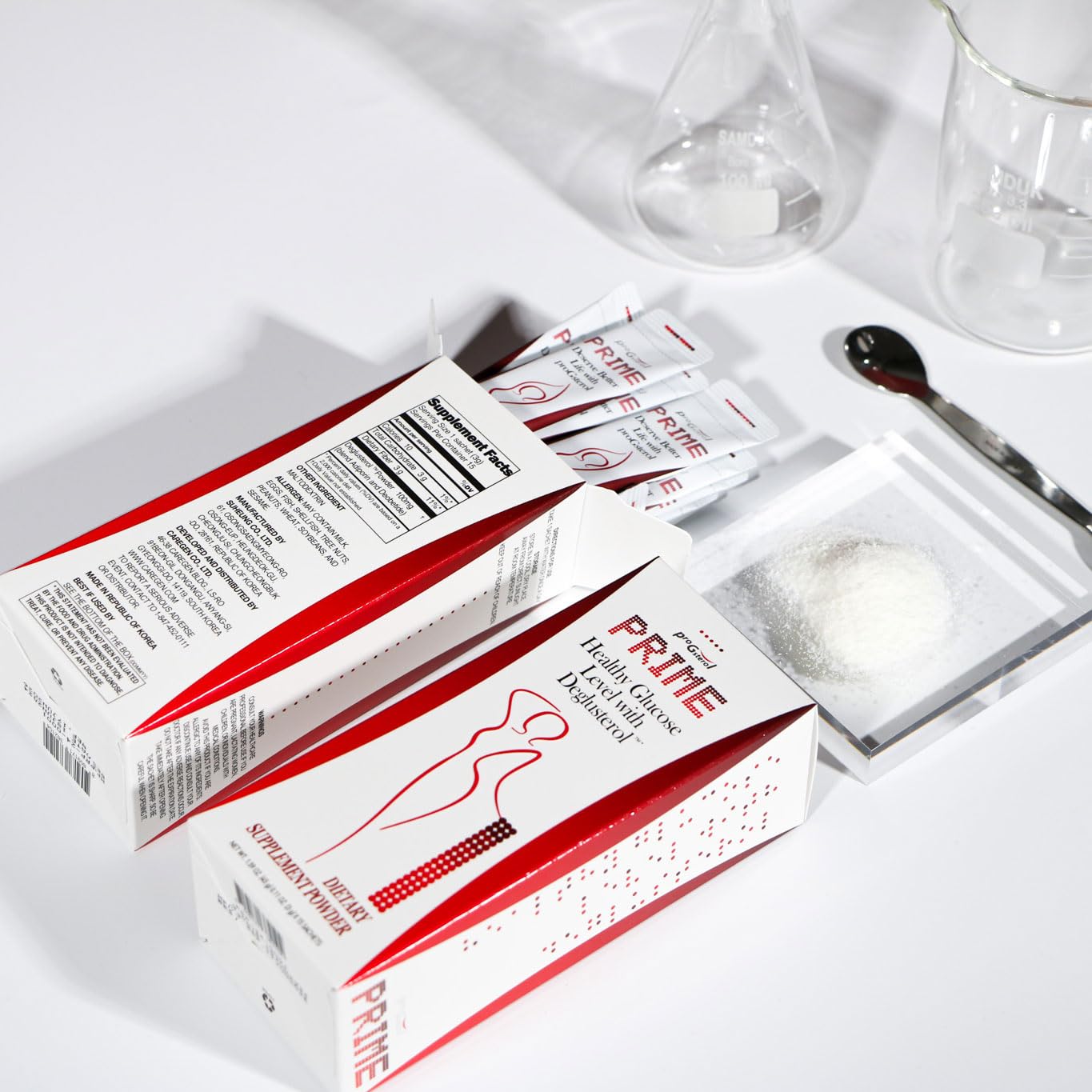 ProGsterol Prime - Blood Sugar Support & Metabolic Wellness dietary product with Deglusterol - 15 Stick Packs (0.11 oz / 3 g Each)