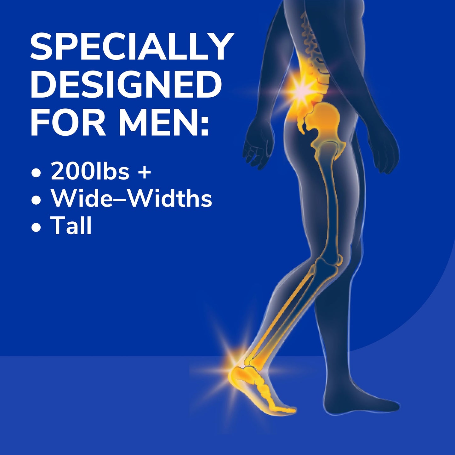 Dr. Scholl'S Heavy Duty Support Insole Orthotics, Big & Tall, 200Lbs+, Wide Feet, Shock Absorbing, Arch Support, Distributes Pre
