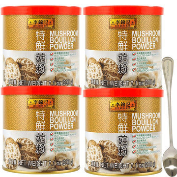 Mushroom Bouillon Powder Vegetarian 7.1oz Comes with a free spoon pack of 4