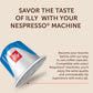 Illy Aluminum Espresso compact pieces, Decaf Coffee, Mild & Balanced, 10 Count (Pack of 5), Compatible with Nespresso Machines