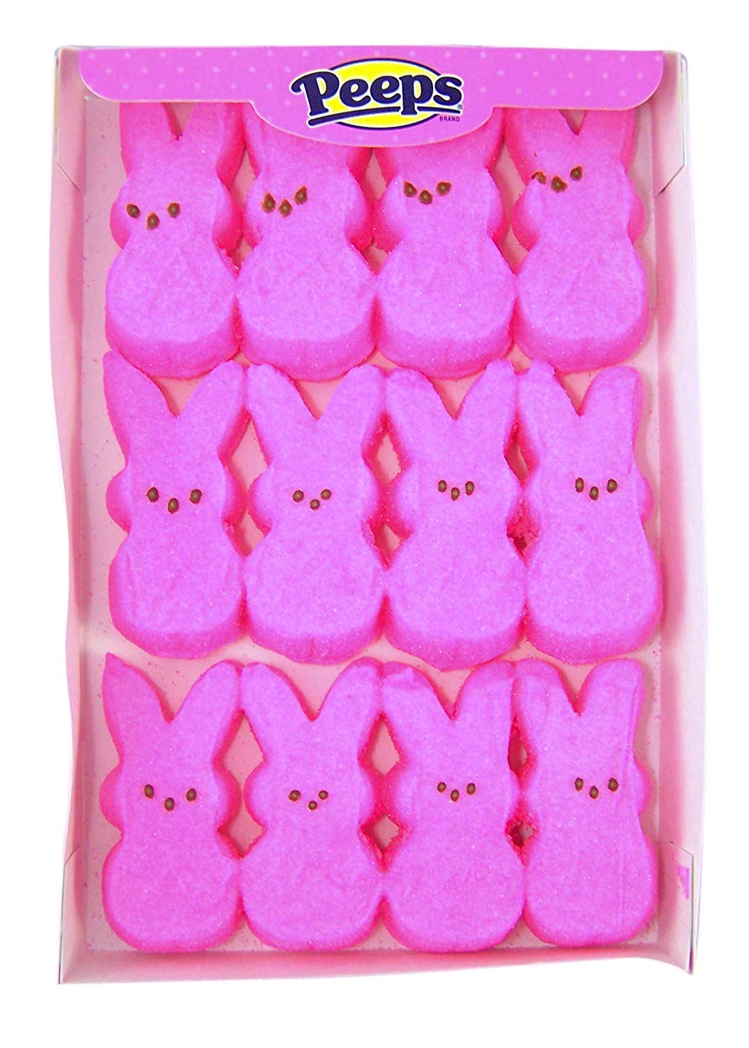 Peeps Easter Pink And Yellow Marshmallow Bunny Variety Pack, Pack Of 2