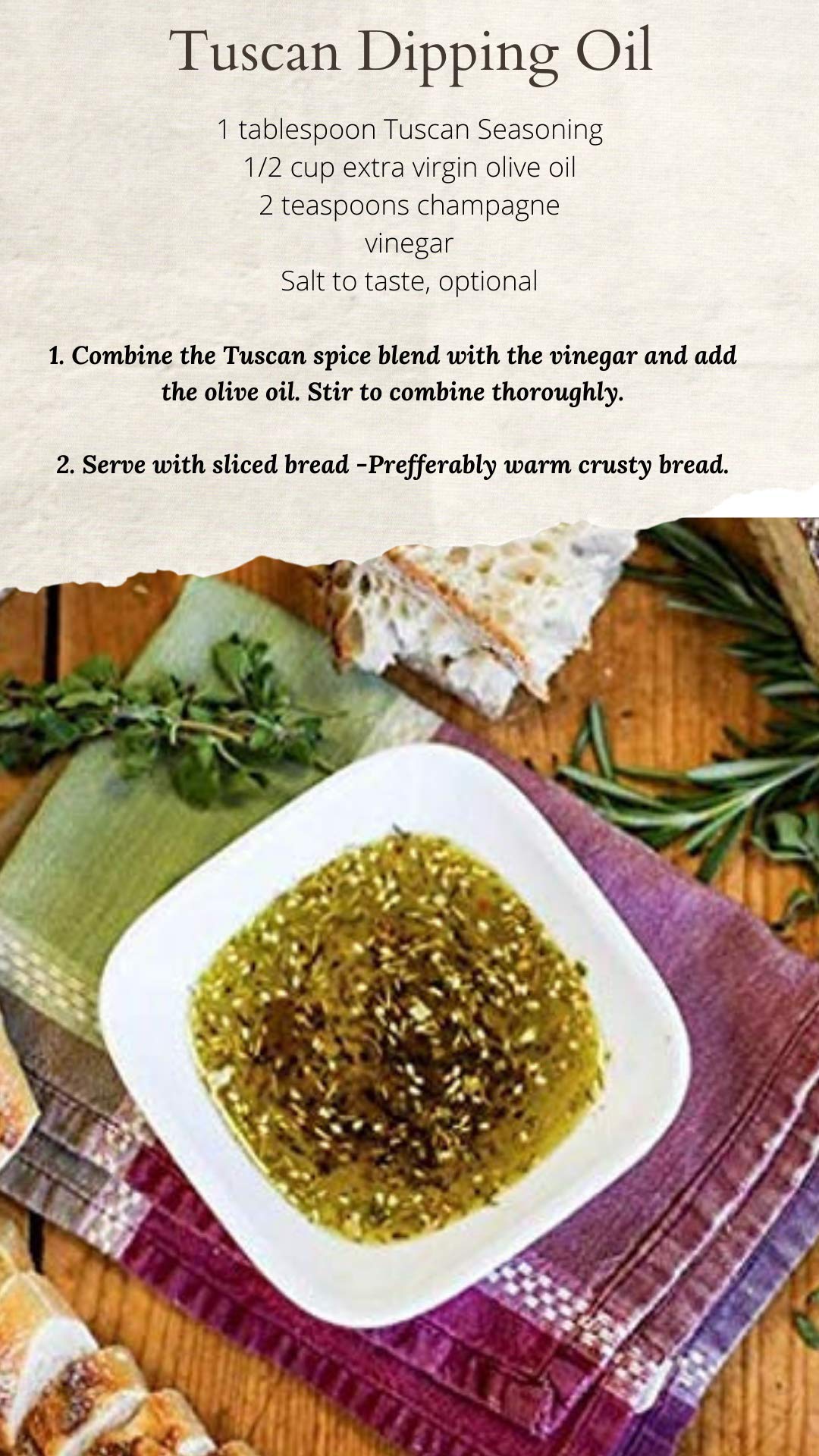 Tuscan- 4.1 Oz. Jar (Pack Of 2) Italian Seasoning. A Unique Taste Of Tuscany In This Blend Of Rosemary, Oregano, Garlic, Toasted