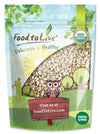 Food to Live Organic Pine Nuts, 2 Pounds - Non-GMO, Whole Raw Pignolias, Unsalted, No Shell, Vegan, Kosher, Bulk Snack. Rich in 