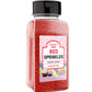 Unpretentious Red Sprinkles, Perfect For Festivities, Multi-Use Shaker Bottle, Dessert Decorating