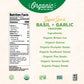 Marys Gone Crackers Super Seed Crackers, Basil & Garlic, 4 Ounce (Pack of 6), Organic Plant Based Protein, Gluten Free