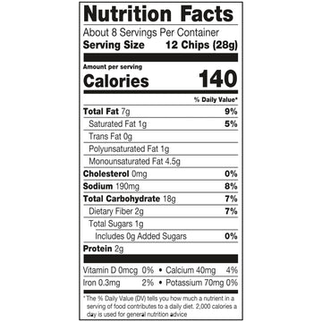 Late July Snacks Nacho Cheese Tortilla Chips, 7.8 Oz Bag