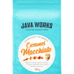 Java Works Coffee - Caramel Macchiato Flavored Coffee | 12 ounces | Medium Roast | Whole Bean | No Sugar Added