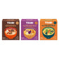 Tsubi Soup Tsubi Miso Soup Faves Trio (12 Soups) VEGAN INSTANT SOUP, LOW CARB NON-GMO GLUTEN FREE NO MSG, 6 oz Servings