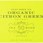 Harney & Sons Green Tea, Organic Citron, 50 Tea Bags
