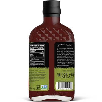 Rufus Teague Smoky Apple BBQ Sauce - Premium Barbecue Sauce - 15.25 oz Bottles - 2 Pack