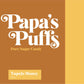 Papa'S Puffs Tupelo Honey Flavored Pure Sugar Candy - Individually Wrapped In Resealable Tub - Fat-Free, Gluten-Free, Cholestero