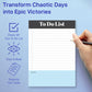 S&O 4 Pack Magnetic To Do List Notepad For Groceries, Task List & Schedule - Things To Do Notepad For Fridge - Daily To Do List