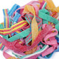 Smarty Stop Sour All Flavor Gummy Belts Candy 1 Pound (Blueberry, Apple, Mango, Watermelon, Cherry)