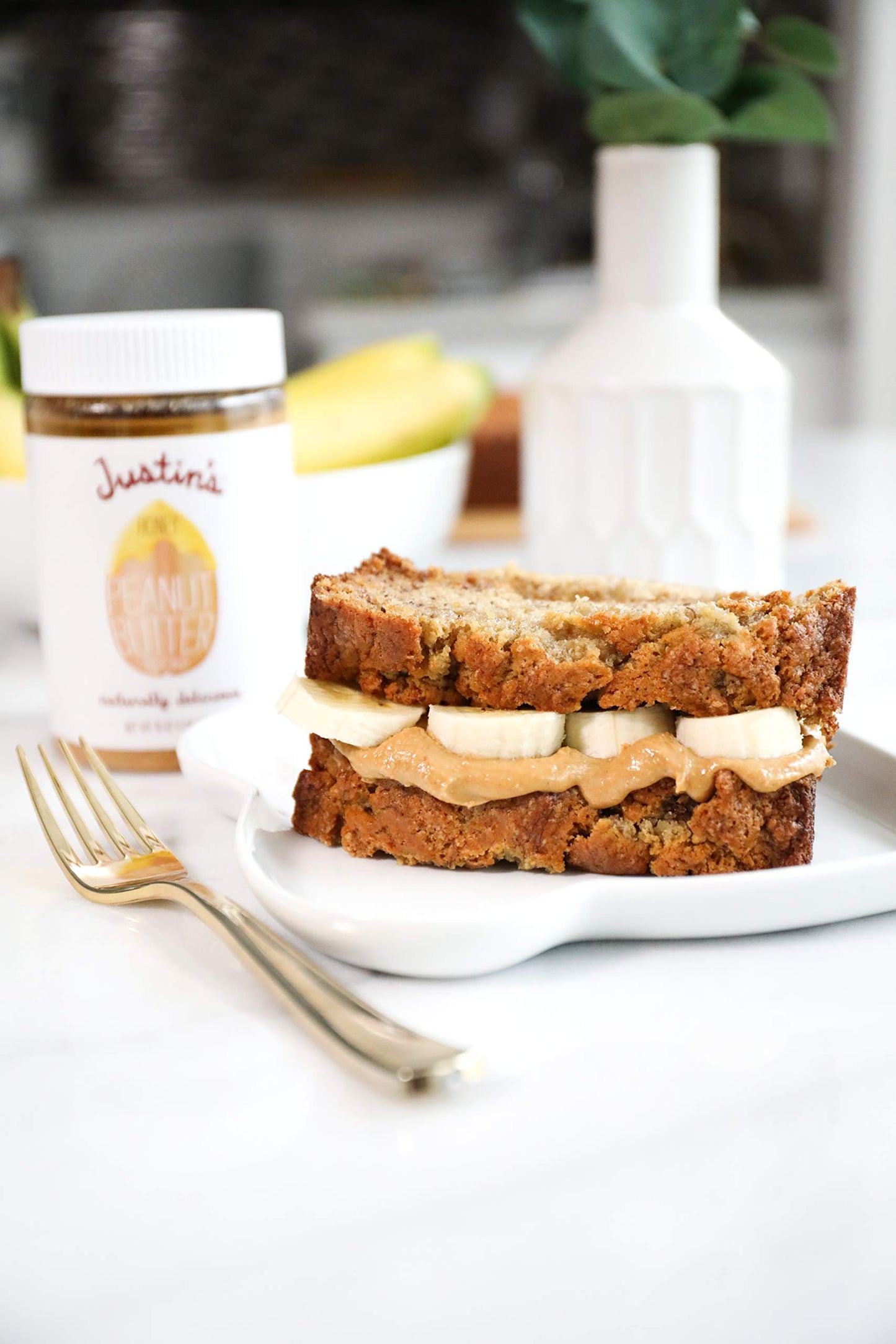Justin'S Honey Peanut Butter, No Stir, Gluten-Free, Non-Gmo, Responsibly Sourced, 12 Jars, 16 Ounce (Pack Of 12)