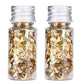 Lwuey Gold Leaf Cake Decoration Flakes, 4PCS, Gold Foil Paper, 5.50x2.20x2.20cm