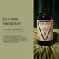 Explorer Cold Brew Coffee Concentrate - Organic Low Caffeine Instant Liquid Mix - 32 Fl Oz - Gluten Free, Iced or Hot
