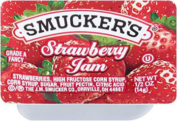 Smucker's Strawberry Jam, 400 Count