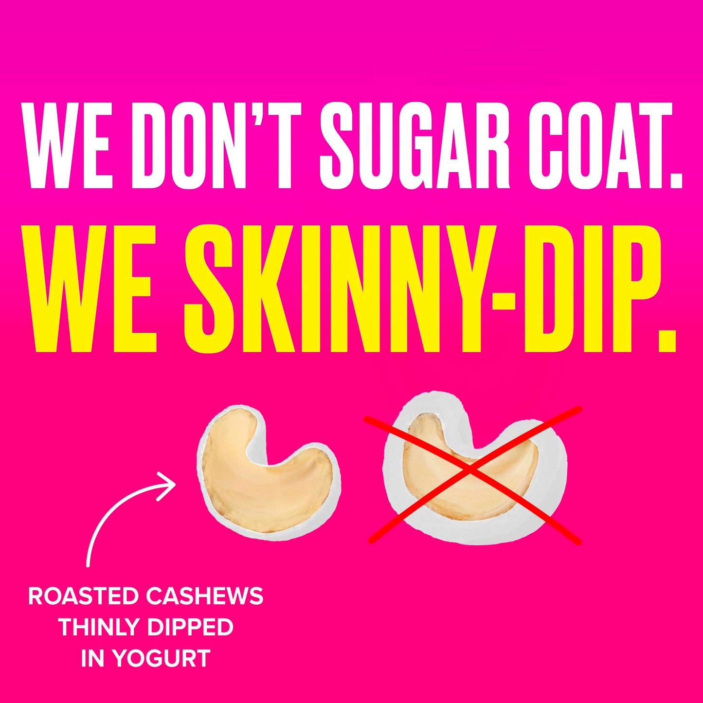 Skinnydipped Unicorn Birthday Cake Cashews, Healthy Snack, Plant Protein, Gluten Free, Resealable Bags, 3.5 Ounce (Pack Of 5)