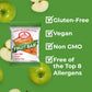 Betty Lou'S Fruit Bars | Apple Cinnamon Pack Of 12 | Gluten Free, Vegan, Non Gmo | Deliciously Healthy Snacks Made With All Natu