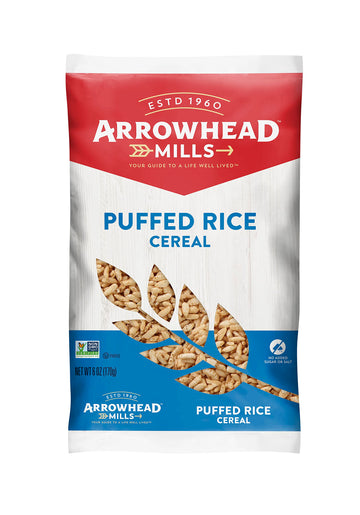 Arrowhead Mills Puffed Rice Cereal, 6 Ounce Bag (Pack of 12)