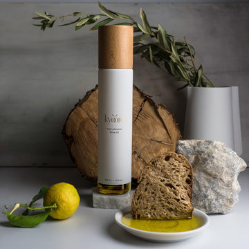 Kyoord High-Phenolic Extra Virgin Olive Oil - Unfiltered, Cold-Pressed, Early Harvest - Peppery, Robust, Green Notes - Packed Wi