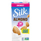 Silk Pure Almond Milk - Unsweetened - Case of 6 - 32 Fl oz. (6x32 FZ)