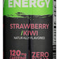 Zevia Zero Calorie Energy Drink  Strawberry Kiwi  120mg Caffeine  Zero Sugar  Non-GMO  12 Fl Oz (Pack of 12)