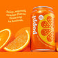 KD Chocolates Poppii Orange Prebiotic Soda, 12 oz Cans, 4 Pack