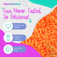 Sugarmelicious Carrot Sprinkles, Festive Sprinkle Mix For Baking & Decorating, Perfect For Cakes, Cupcakes, Cookies, And Dessert