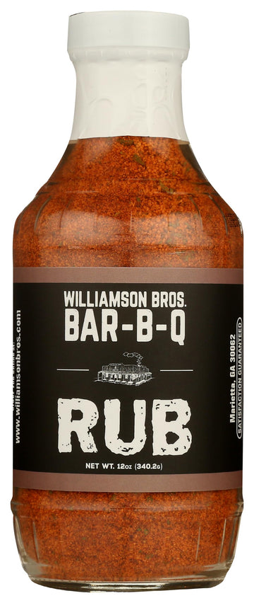 WILLIAMSON BROTHERS Bar-B-Que Rubs, 12 OZ