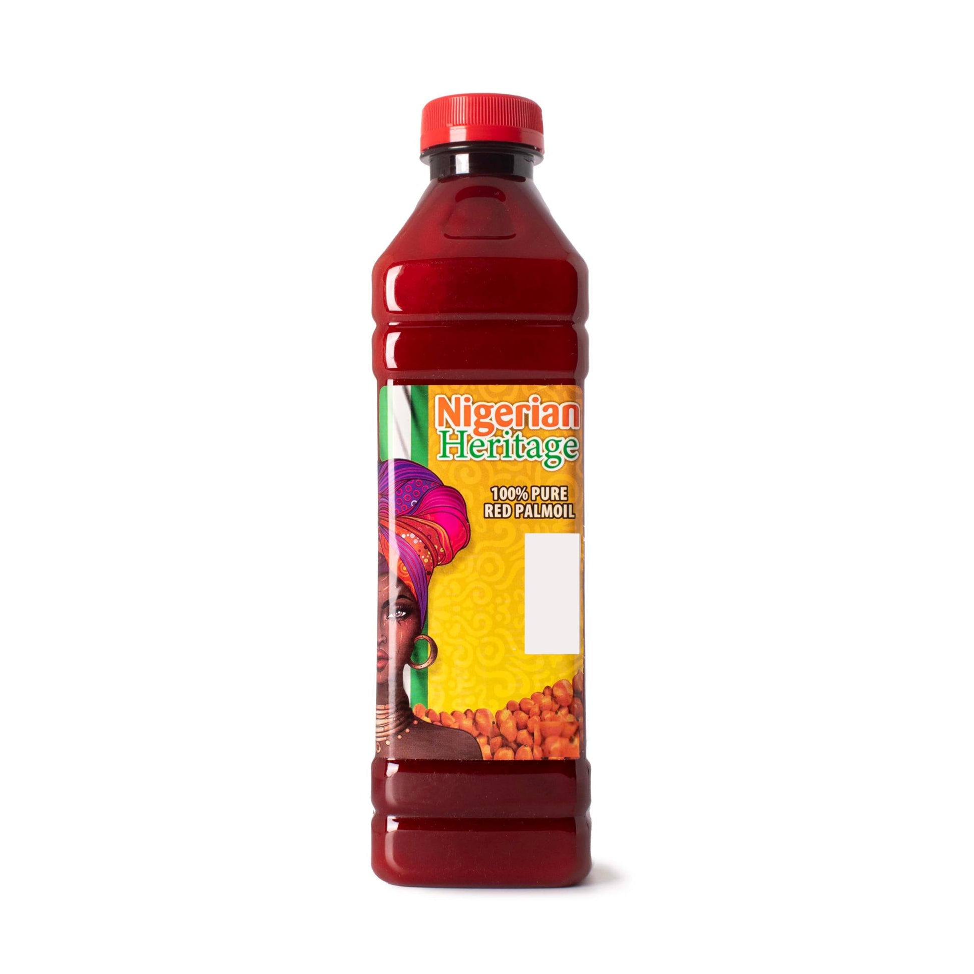 GHANA HERITAGE 100% Red Palm Oil – Pure Cooking Oil, Natural African Palm Fruit Oil, 500 ml Bottle