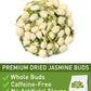 Olvvla Dried Jasmine Flowers - 100% Natural Edible Flowers - 3oz/85g - Non-GMO Loose Leaf Herbs