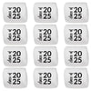 Candy With A Twist - Graduation Cap - Class of 2025 - Individually Wrapped 2 inch Round Jumbo Marshmallows - Great for Kindergar