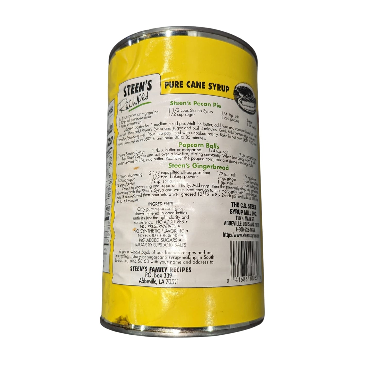 100% Pure Cane Syrup 46fl. Oz Can (Pack of 1) - No Additives - No Preservatives - Pure & Natural - Open Kettle - Louisianas Tru