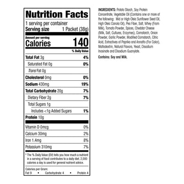 Wonderslim Protein Snack Crisps, Pizza Value Pack, 10G Protein, Gluten Free (10Ct)