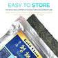 Blue Ocean Sushi Nori Seaweed Sheets Full Sheets 100 Sheets 280Gram Organic Yaki Roasted Rolls Wraps 100% Natural Laver Fresh Ma