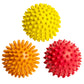 Octorox Spiky Massage Balls For Feet, Back, Hands, Muscles - Firm, Medium And Soft Spiked Massager Rollers For Plantar Fasciitis
