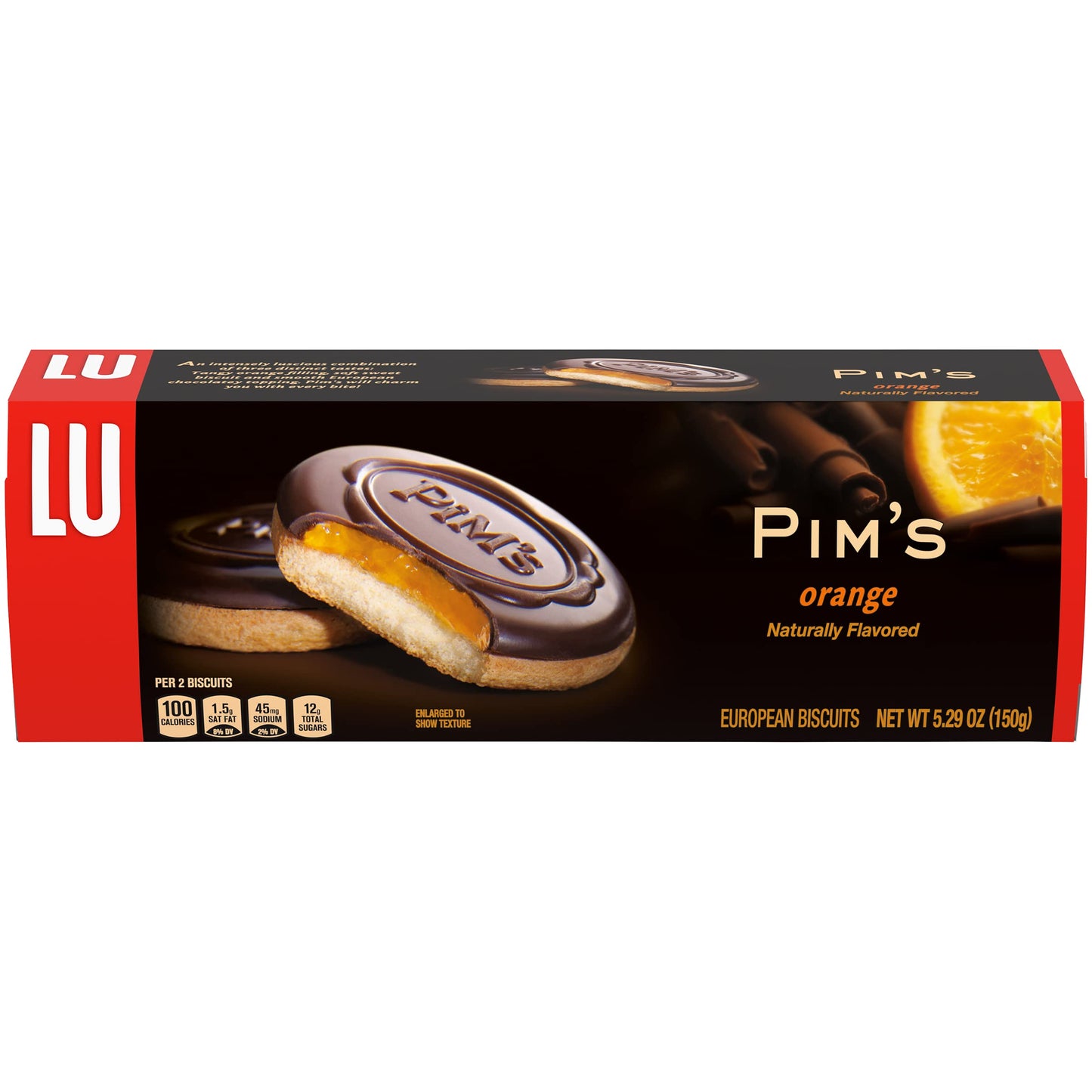 LU Pim's European Biscuit Cookies 5.29 Ounce (Pack of 6)