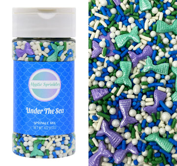 Mystic Sprinkles Sprinkle Mixes (Under The Sea Sprinkle Mix 4oz)