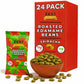 Crunchy Dry Roasted Edamame Beans Snack by Zest Delites, Sriracha, Vegan, Low Calorie (110cal) High Protein Snacks (11g), Low Ca
