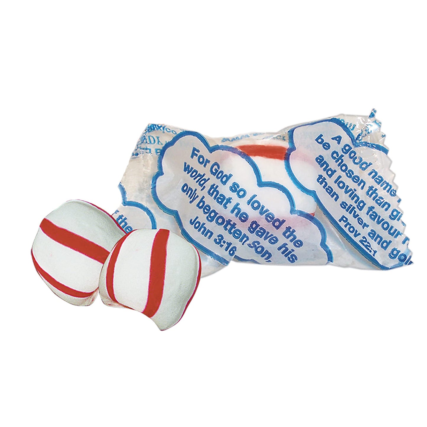 Scripture Candy, Old-Fashioned Soft Peppermint 2LB Bag, 160 Pieces