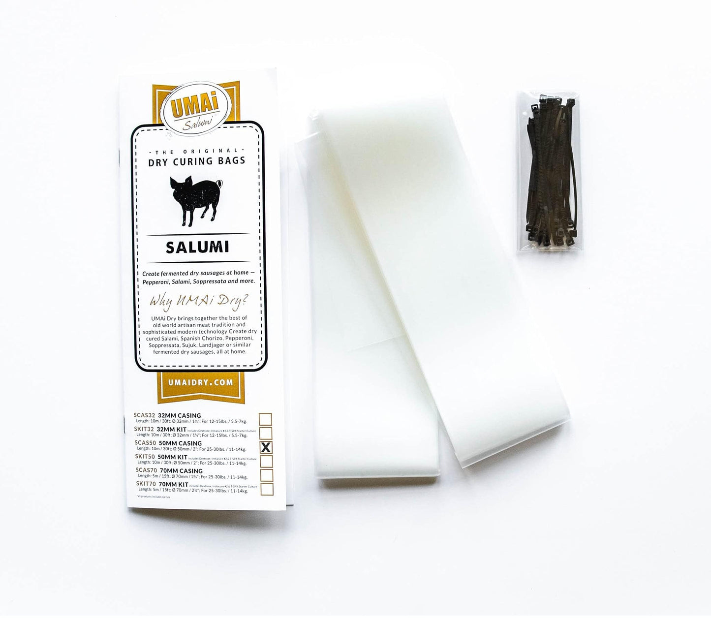 UMAi Dry Artisan Dry Sausage Kit - 50 mm (2)