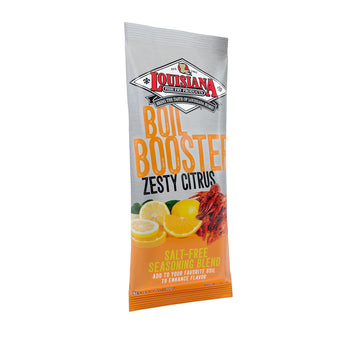 Louisiana Fish Fry Boil Booster Salt-Free Seasoning Blend, Zesty Citrus, 7 Ounce (Pack Of 12)